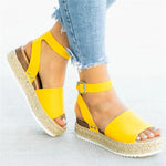 Thick-bottomed fish mouth sandals