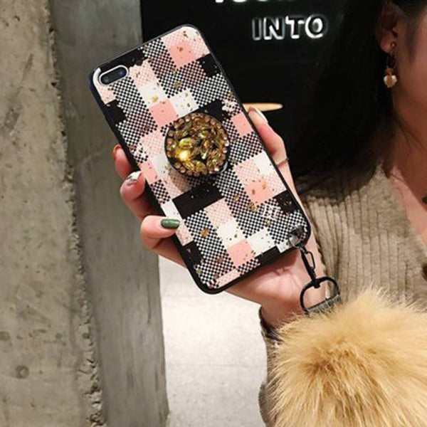 Vintage Fashion Iphone Case With Phone Holder