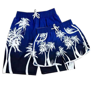 Casual Couples Beach Shorts Sets