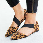 Fashion Retro Leopard Casual Pointed Shoes