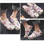 Large Size Flat Hollow Out Beach Shoes Lazy Sandals