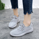 Breathable Fly-knit Mesh Slip On Sneakers