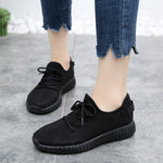 Breathable Fly-knit Mesh Slip On Sneakers