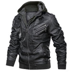 Double Zip Air Force Motorcycle Leather Jacket