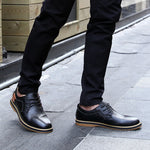 Vintage Business Casual Leather Shoes