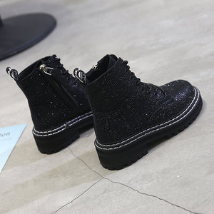 Fashion Crystal Women Ankle Boots