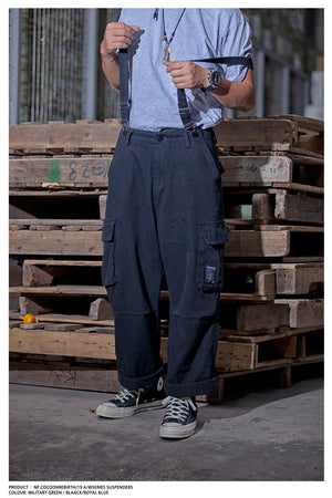 Japanese Loose Fit Overalls