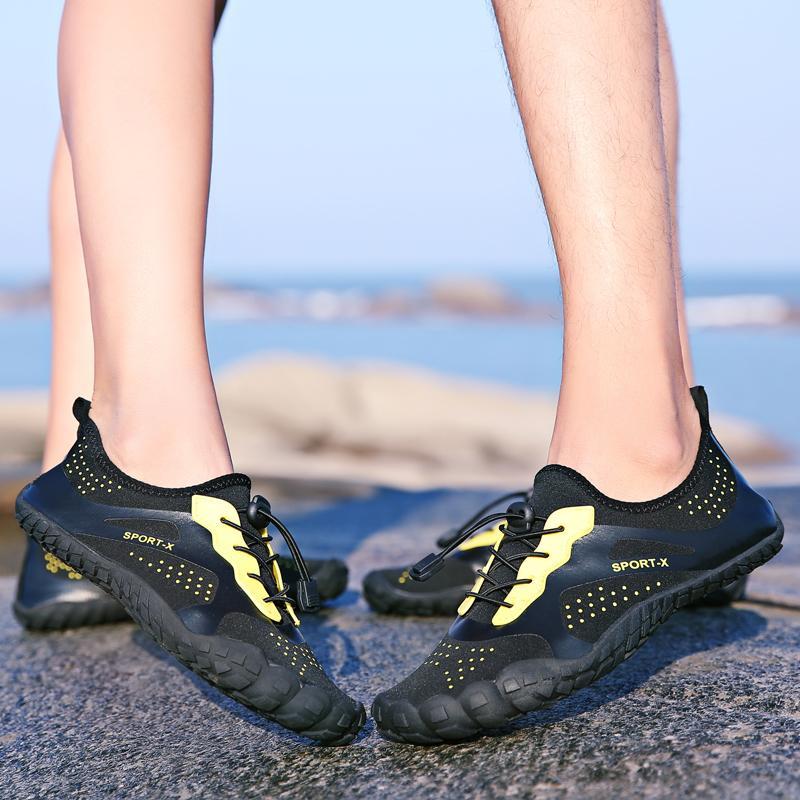 Men's Summer Slip-on Mesh Fabrics Aqua Shoes