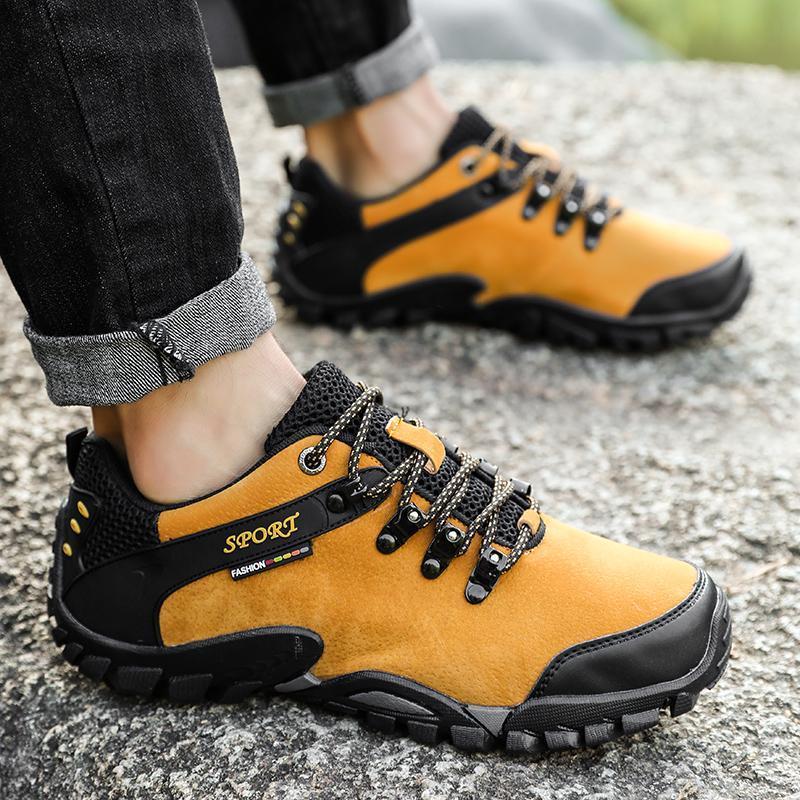 Men's Outdoor Non-slip Hiking Flats Shoes