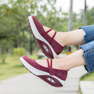 Women's Breathable Mesh Non-slip Walking Sneakers