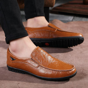 Men's Moccasin Breathable Comfortable Driving Shoes