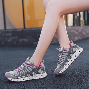 Women's Breathable Flying Woven Hiking Shoes