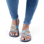 Women‘s Flat Yoga Mat Slipper Summer Shoes Strap Beach Flip-Flops