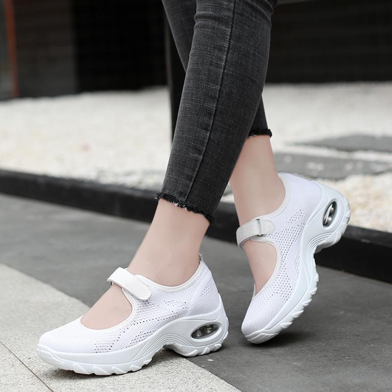 Women's Comfort Breathable Non-Slip Air Cushion Shock Sneakers