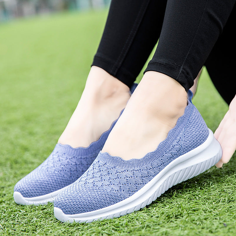 Plus size middle-aged and elderly sports casual mom shoes
