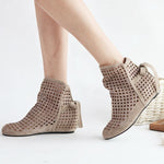 Fashion Women's Sandals Hollow Roman Lace Boots