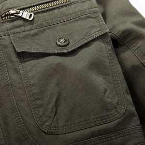 Men's casual Multi-pocket Jacket