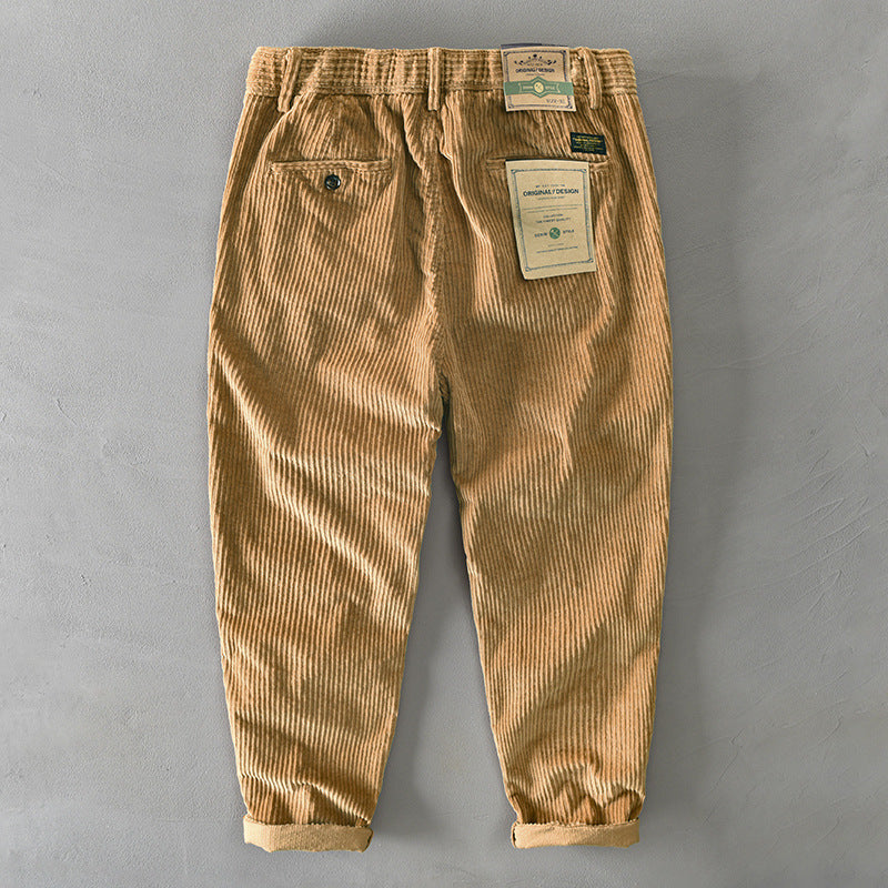 Japanese Casual Corduroy Overalls