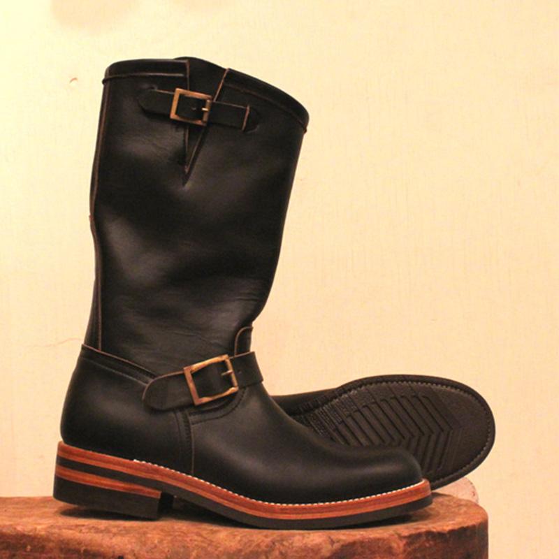 Men's Leather Engineer Boots