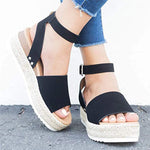 Thick-bottomed fish mouth sandals