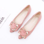 Daily Suede Pointed Toe Elegant Flats