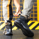 Smash-resistant Lightweight Fly Woven Work Shoes