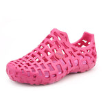 Breathable Hollow Out Pure Color Flat Casual Beach Water Sandals