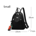 Women Solid Casual Daily School Oxford Backpack