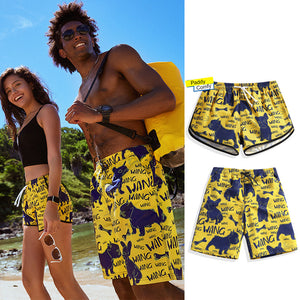 Quick Dry Loose Couples Beach Shorts