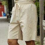 Men Baggy Loose Drawstring Casual Shorts