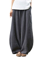 Casual Solid Pants Plus Size Loose Pants
