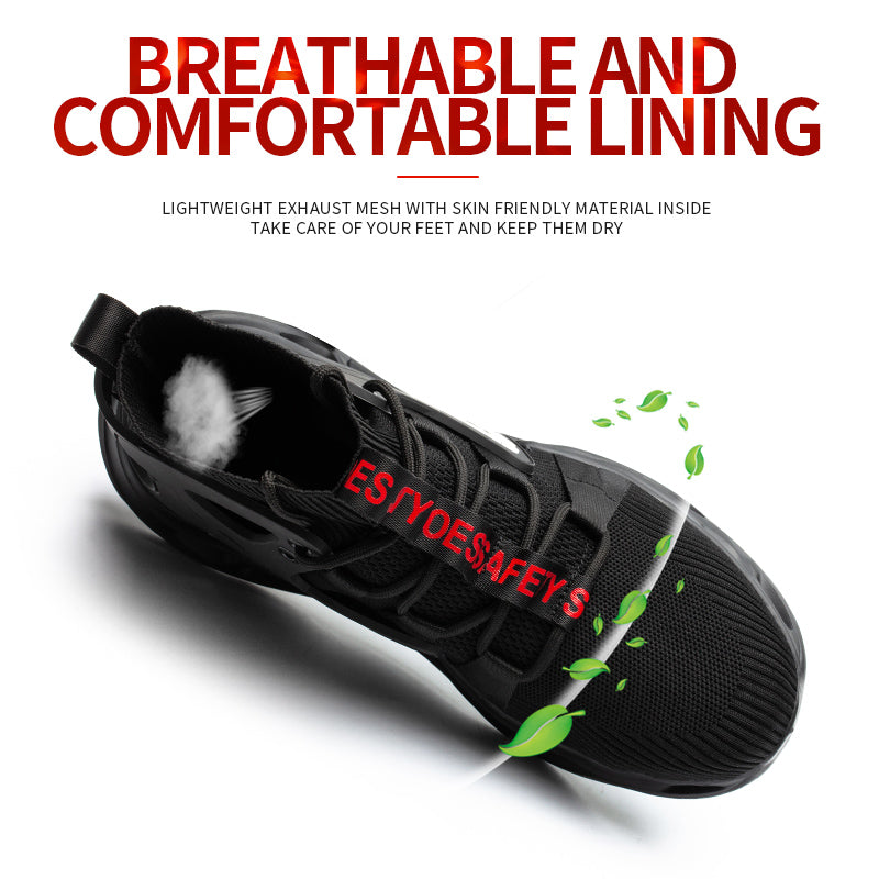 Winter Breathable Anti-Smashing And Anti-Stab Safety Shoes