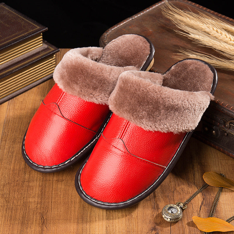 Winter Non-slip Warm Home Slippers