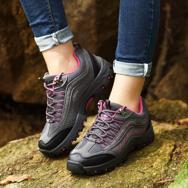 Outdoor Suede Walking Slip Resistant Casual Comfortable Sneakers