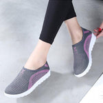 Women Breathable Flat Round Toe Casual Sport Sneakers