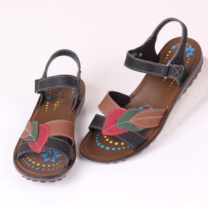 Soft Sole Middle-aged Cozy Flat Non-slip Sandals