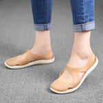 Women Casual Beach Hollow Out Jelly Flat Sandals