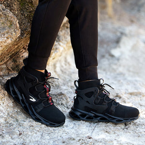 Winter Breathable Anti-Smashing And Anti-Stab Safety Shoes