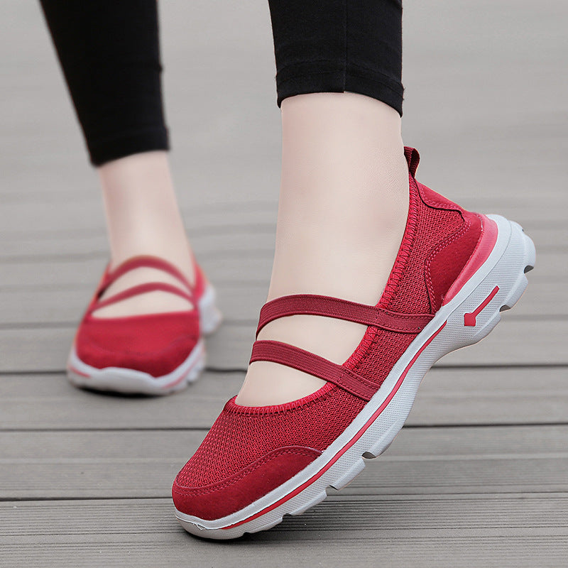 Women's Outdoor Sports Shoes Mesh Breathable Walking Sneakers