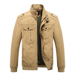 Men's Military Washed Cotton Outdoor Casual Jacket