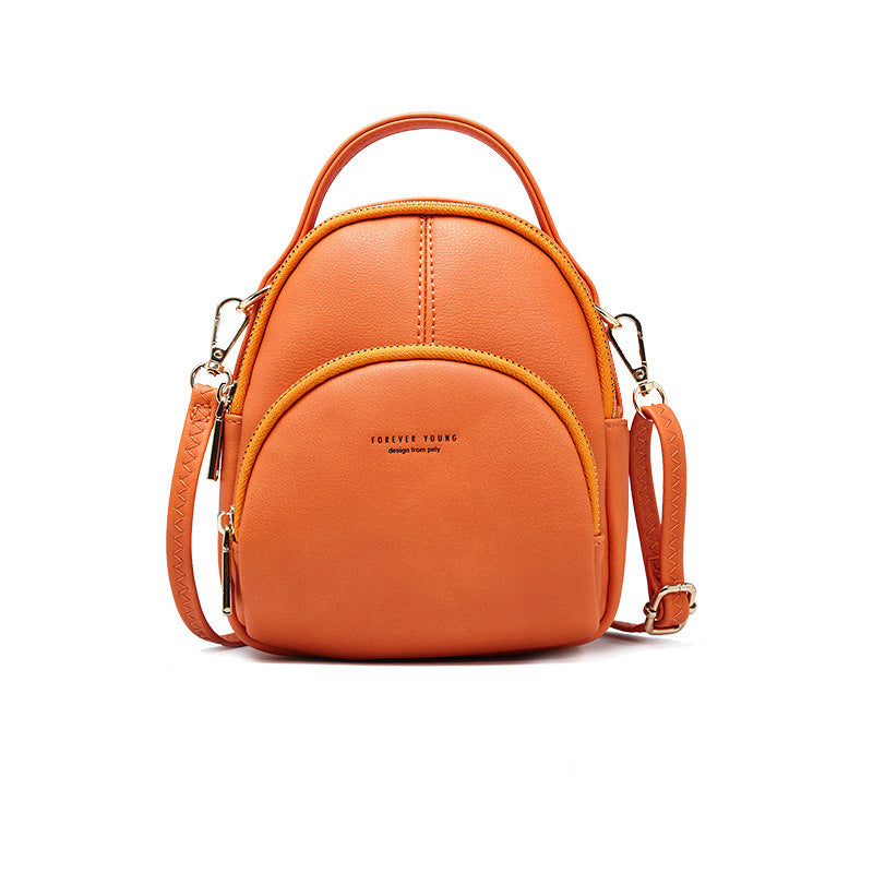 Women Stylish Multi Function  Shoulder Bag Mini Backpack