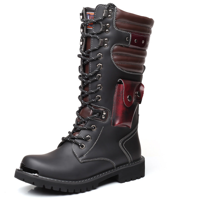 Men's Lace Up High Boots