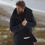 Mens Winter Thicken Fleece Warm Jacket