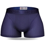 Sexy Ice Silk Mesh Breathable Magnetotherapy Healthcare Boxer For Men