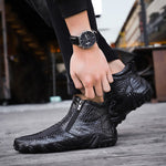 Fashion Genuine Leather Ankle Boots