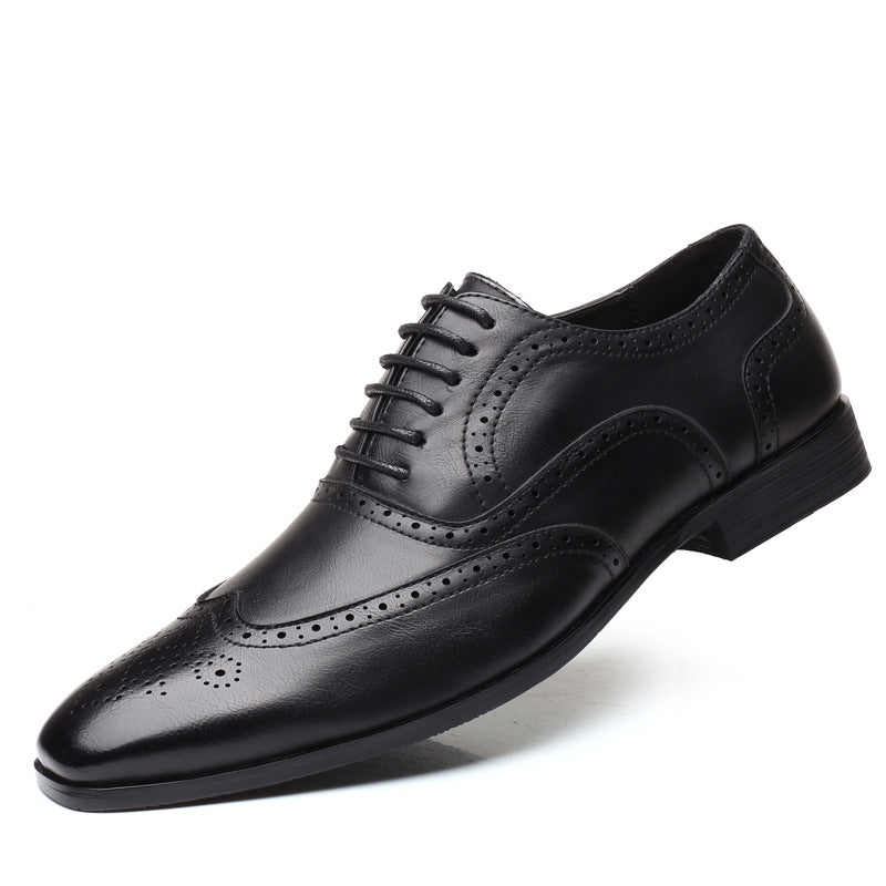 Fashion Men Pointed Toe Dress Shoes