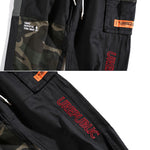 Camouflage Patchwork Cargo Pants