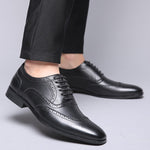 Fashion Men Pointed Toe Dress Shoes