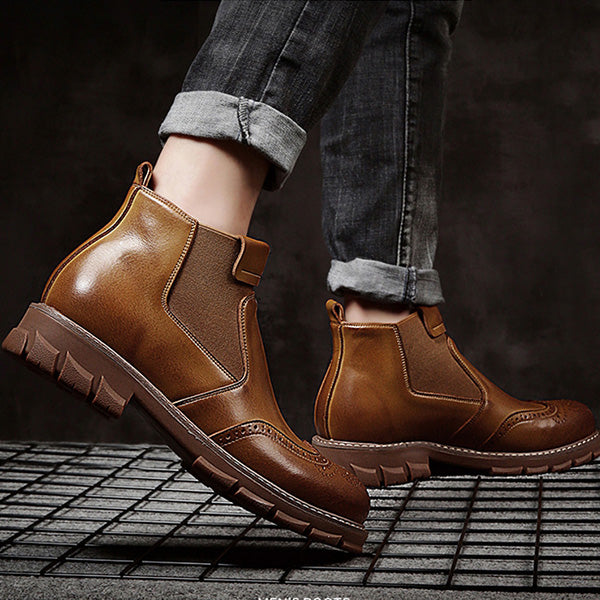 Men's Comfortable Warm Leather Boots