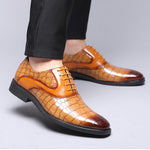 Luxury Men's Leather Oxford Casual Dress Shoes